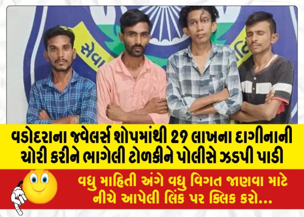 MailVadodara.com - Police-nabs-gang-that-stole-jewelery-worth-Rs-29-lakh-from-jeweler-shop-in-Vadodara