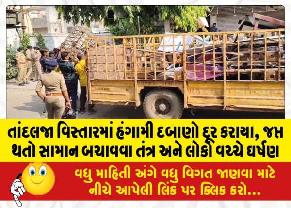MailVadodara.com - Temporary-pressures-removed-in-Tandalja-area-system-to-save-confiscated-goods-and-friction-between-people