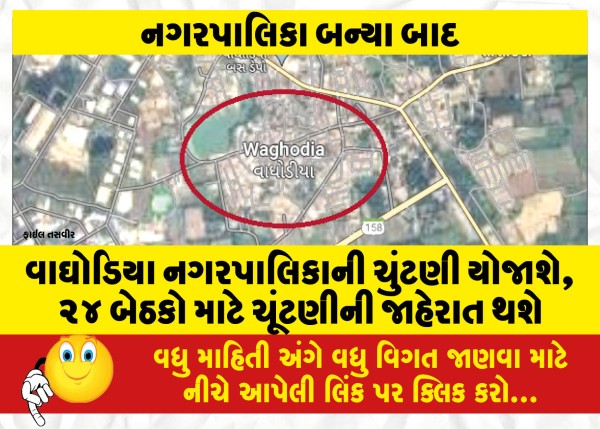 MailVadodara.com - Waghodia-Municipality-Elections-will-be-held-Elections-will-be-announced-for-24-seats