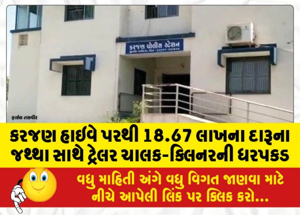 MailVadodara.com - Trailer-driver-cleaner-arrested-with-liquor-worth-18-67-lakh-from-Karajan-highway