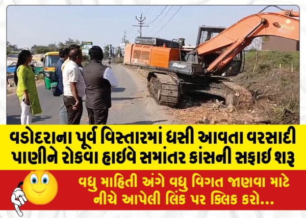 MailVadodara.com - Cleaning-of-embankment-parallel-to-the-highway-to-stop-the-rainwater-from-entering