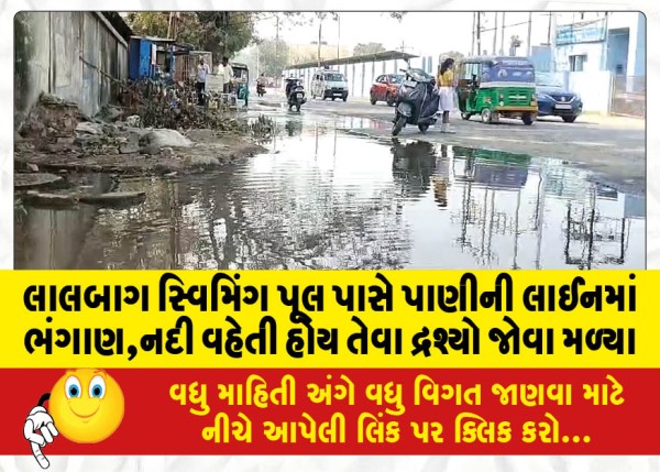 MailVadodara.com - Scenes-of-water-line-breaking-river-flowing-near-Lalbagh-swimming-pool-were-seen