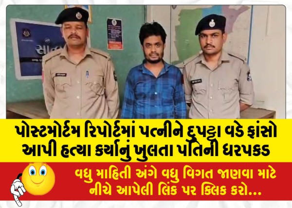 MailVadodara.com - Husband-arrested-after-postmortem-report-reveals-he-killed-wife-by-hanging-her-with-a-scarf
