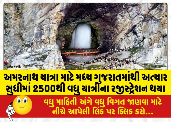 MailVadodara.com - More-than-2500-pilgrims-from-central-Gujarat-have-registered-for-Amarnath-Yatra-so-far