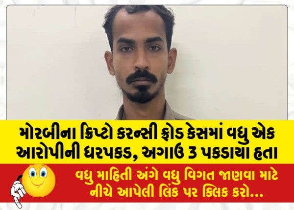 MailVadodara.com - One-more-accused-arrested-in-Morbi-cryptocurrency-fraud-case-3-arrested-earlier