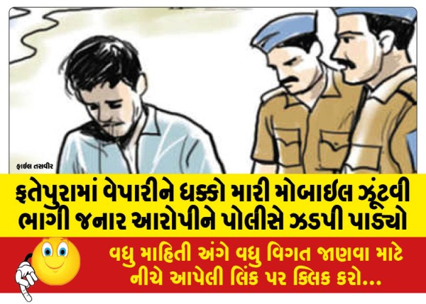 MailVadodara.com - Police-nab-accused-who-pushed-businessman-in-Fatehpur-snatched-his-mobile-and-fled