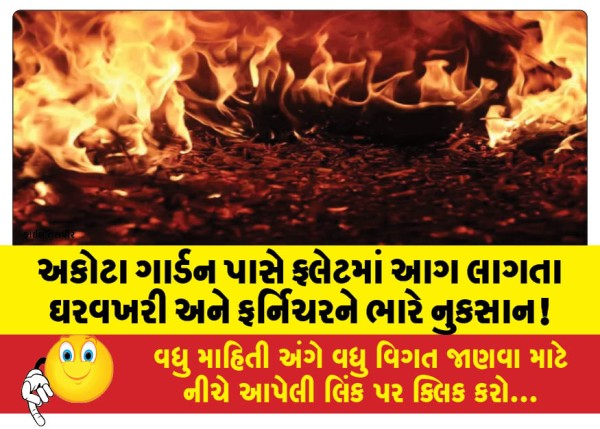 MailVadodara.com - Fire-breaks-out-in-flat-near-Akota-Garden-causing-extensive-damage-to-household-goods-and-furniture