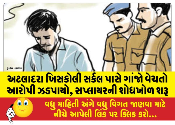 MailVadodara.com - Accused-caught-selling-marijuana-near-Atladara-Khiskoli-Circle-search-for-supplier-begins