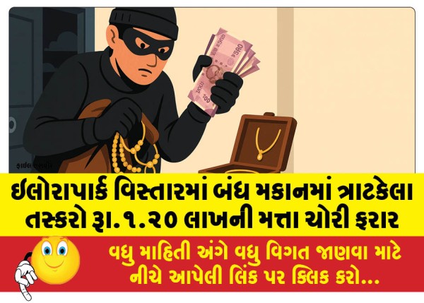 MailVadodara.com - Smugglers-who-raided-a-closed-house-in-Elora-Park-area-stole-liquor-worth-Rs-1-20-lakh-and-fled
