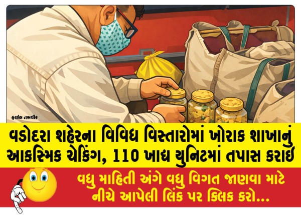 MailVadodara.com - Random-checking-of-food-branches-in-various-areas-of-Vadodara-city-110-food-units-were-inspected