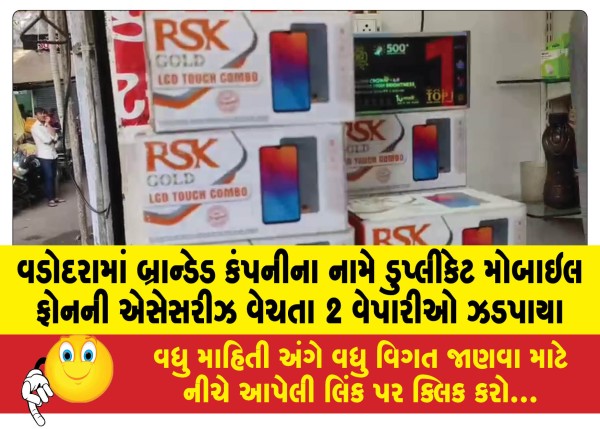 MailVadodara.com - 2-traders-caught-selling-duplicate-mobile-phone-accessories-in-the-name-of-branded-company-in-Vadodara