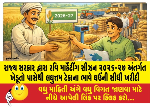 MailVadodara.com - Direct-purchase-of-wheat-from-farmers-at-minimum-support-price-by-the-state-government-under-Rabi-marketing-season-2026-27