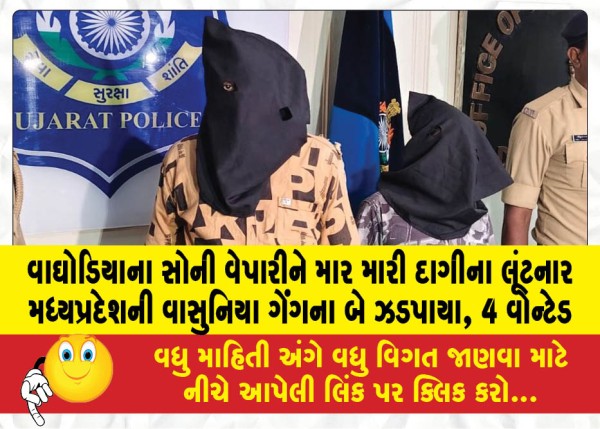 MailVadodara.com - Madhya-Pradeshs-Vasuniya-gang-who-beat-up-gold-merchant-in-Waghodia-and-robbed-him-of-his-jewellery-have-been-arrested