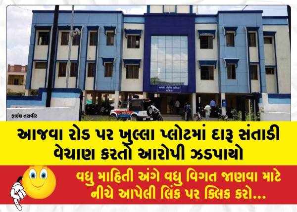MailVadodara.com - Accused-caught-selling-liquor-hidden-in-an-open-plot-on-Ajwa-Road