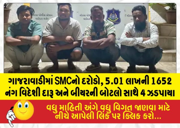 ગોરવા શાકમાર્કેટમાં શાકભાજી ખરીદવા આવેલા ગ્રાહકો અને વેચનાર વચ્ચે મારામારી, 4 આરોપીઓની ધરપકડ