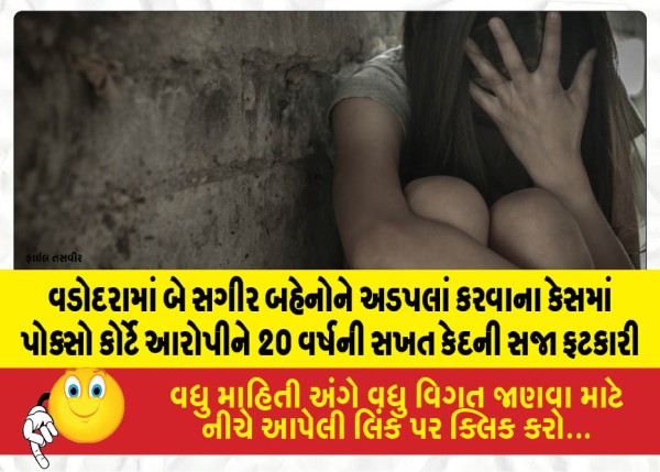 MailVadodara.com - In-a-case-involving-the-molestation-of-two-minor-sisters-in-Vadodara-a-POCSO-court-sentenced-the-accused-to-20-years-of-rigorous-imprisonment