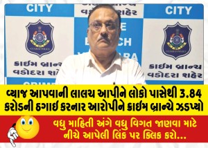 MailVadodara.com - The-crime-branch-arrested-the-accused-who-cheated-people-of-3-84-crores-by-giving-interest
