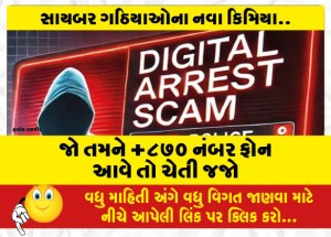 જો તમને +૮૭૦ નંબર ફોન આવે તો ચેતી જજો