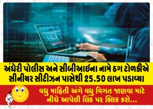 MailVadodara.com - In-the-name-of-Andheri-Police-and-CBI-a-gang-of-thugs-extorted-25-50-lakhs-from-a-senior-citizen