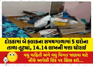MailVadodara.com - Locks-of-5-houses-broken-in-a-two-hour-period-in-a-race-goods-worth-Rs-14-14-lakh-stolen