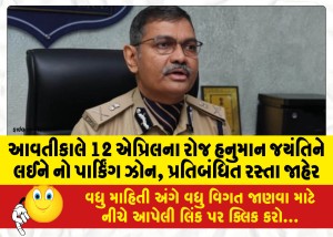 MailVadodara.com - No-parking-zone-restricted-roads-announced-for-Hanuman-Jayanti-tomorrow-April-12