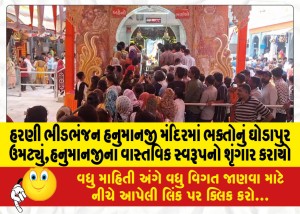 MailVadodara.com - Devotees-thronged-the-Hanumanji-temple-the-real-form-of-Hanumanji-was-decorated