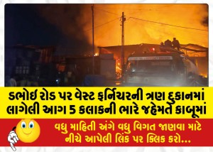 MailVadodara.com - Fire-in-three-waste-furniture-shops-on-Dabhoi-Road-brought-under-control-after-5-hours-of-intense-effort