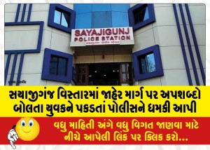 MailVadodara.com - Police-threatened-after-catching-youth-using-abusive-language-on-public-road-in-Sayajiganj-area