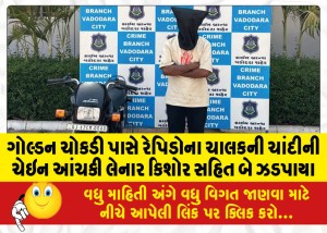 MailVadodara.com - Two-arrested-including-a-teenager-for-snatching-a-silver-chain-from-a-Rapido-driver-near-Golden-Crossroads