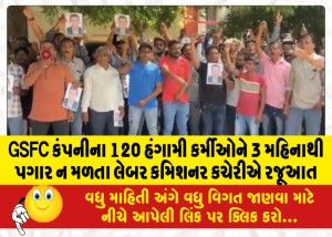 MailVadodara.com - 120-temporary-workers-of-GSFC-company-have-not-received-their-salaries-for-3-months