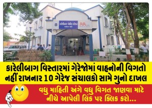 MailVadodara.com - A-case-has-been-registered-against-10-garage-operators-in-Karelibagh-area-for-not-maintaining-vehicle-details-in-their-garages