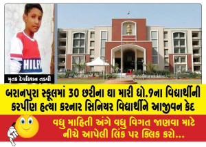 MailVadodara.com - Senior-student-who-brutally-murdered-a-9th-grader-with-30-stab-wounds-at-Baranpura-School-gets-life-imprisonment