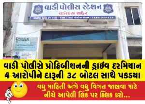 MailVadodara.com - Wadi-police-caught-4-accused-with-38-bottles-of-liquor-during-prohibition-drive
