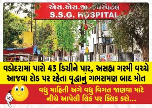 MailVadodara.com - Mercury-crosses-43-degrees-in-Vadodara-elderly-man-living-on-Ajwa-Road-dies-after-panicking-amid-unbearable-heat