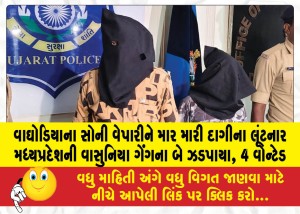 MailVadodara.com - Madhya-Pradeshs-Vasuniya-gang-who-beat-up-gold-merchant-in-Waghodia-and-robbed-him-of-his-jewellery-have-been-arrested