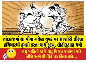 MailVadodara.com - A-young-man-who-had-gone-to-drink-tea-in-Tandalja-was-attacked-with-sharp-weapons-his-head-exploded