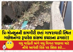 MailVadodara.com - Despite-pre-monsoon-work-piles-of-garbage-remain-in-Ganeshnagar-Ruparel-Kans-located-in-Gajarawadi
