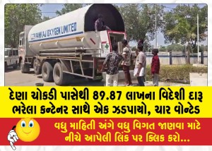 MailVadodara.com - One-arrested-with-container-full-of-foreign-liquor-worth-Rs-89-87-lakh-near-Dena-Chowkdi-four-wanted