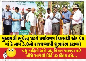 MailVadodara.com - Chief-Minister-Bhupendra-Patel-launched-Ek-Pad-Maan-Ke-Naam-3-0-statewide-on-Environment-Day