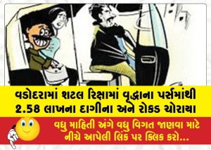 MailVadodara.com - Jewelry-and-cash-worth-Rs-2-58-lakh-stolen-from-elderly-womans-purse-in-shuttle-rickshaw-in-Vadodara