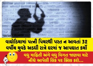 MailVadodara.com - 32-year-old-man-committed-suicide-at-home-in-the-middle-of-the-night-after-his-wife-failed-to-return-from-her-parents-home
