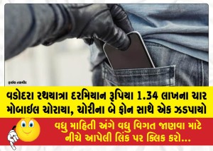 MailVadodara.com - Four-mobile-phones-worth-1-34-lakh-were-stolen-during-the-Vadodara-Rath-Yatra