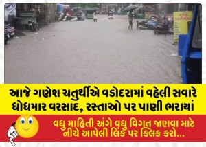 MailVadodara.com - On-Ganesh-Chaturthi-today-Vadodara-witnessed-heavy-rainfall-early-in-the-morning-leading-to-waterlogging-on-the-roads