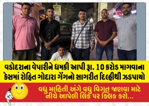 MailVadodara.com - An-associate-of-the-Rohit-Godara-gang-was-nabbed-in-Delhi-in-connection-with-a-case-involving-a-demand-for-10-crore-from-a-Vadodara-businessman-under-threat