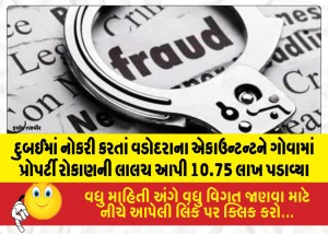 MailVadodara.com - An-accountant-from-Vadodara-working-in-Dubai-was-swindled-out-of-10-75-lakh-after-being-lured-with-a-property-investment-opportunity-in-Goa