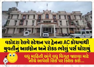 MailVadodara.com - A-young-woman-iPhone-and-a-purse-containing-cash-were-stolen-from-an-AC-train-coach-at-Vadodara-railway-station