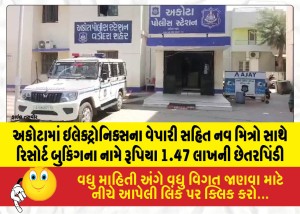 અકોટામાં ઇલેક્ટ્રોનિક્સના વેપારી સહિત નવ મિત્રો સાથે રિસોર્ટ બુકિંગના નામે રૂપિયા 1.47 લાખની છેતરપિંડી